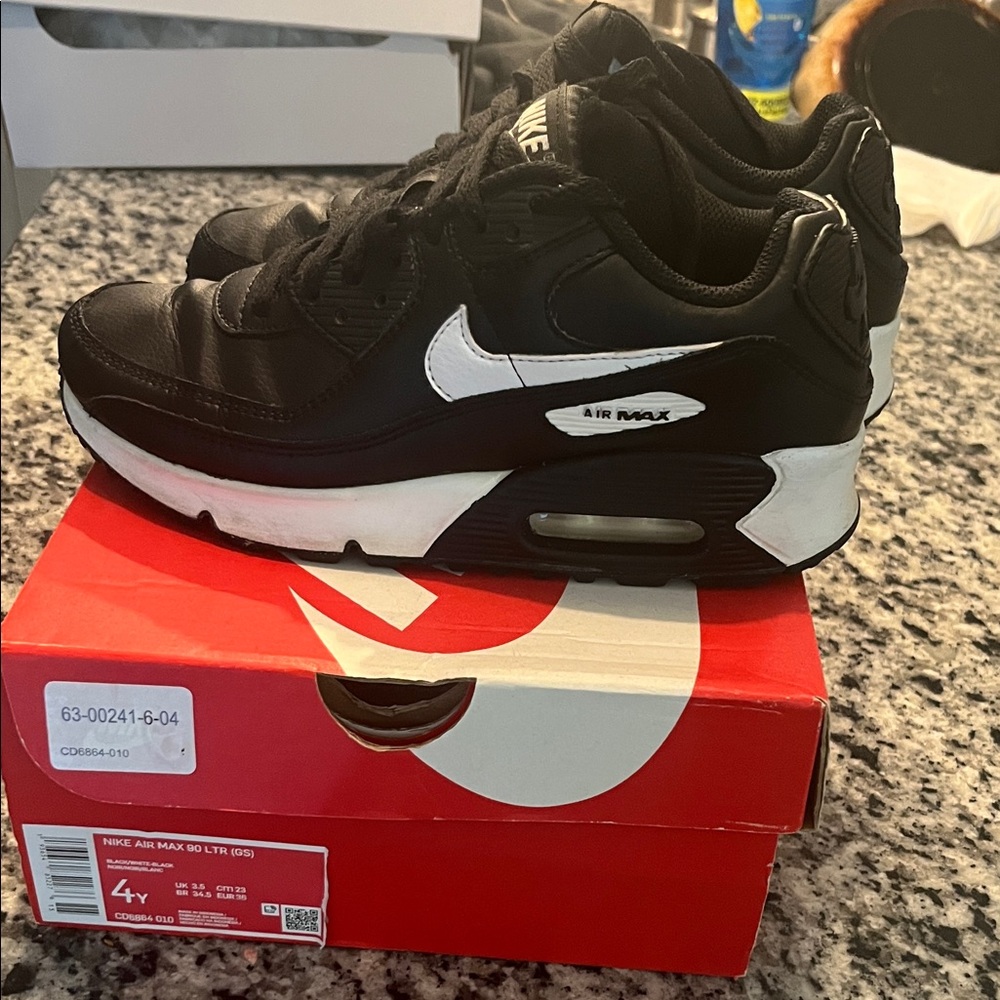 Nike Air Max 90 Black and White Shoes